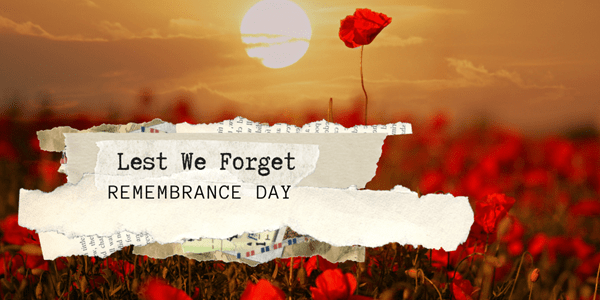 Lest we forget: Remembrance Day