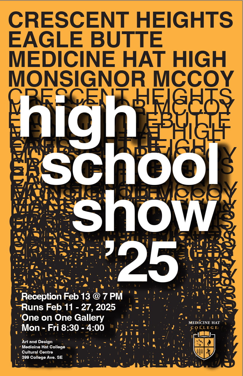 High School Art Show poster